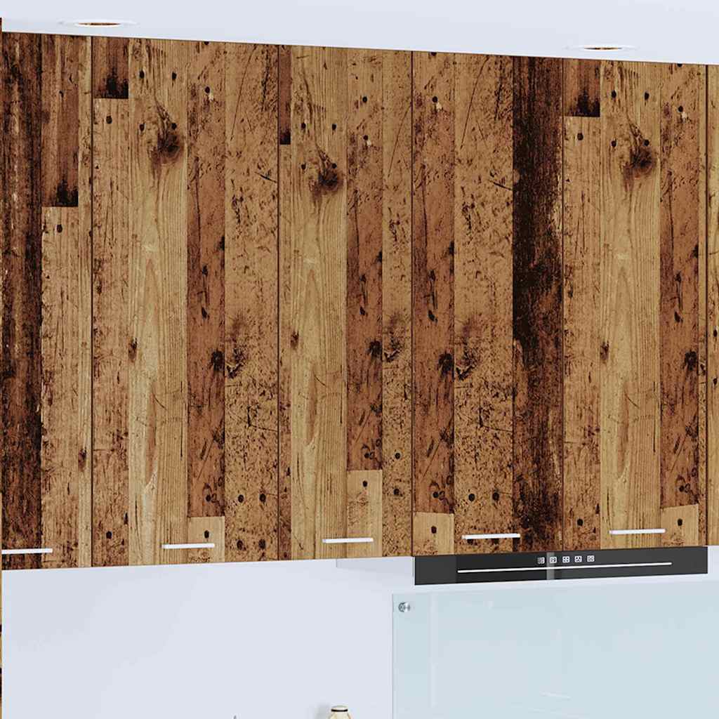 Hanging cabinet Riga Old Wood 30 x 31 x 100 cm Engineered Wood