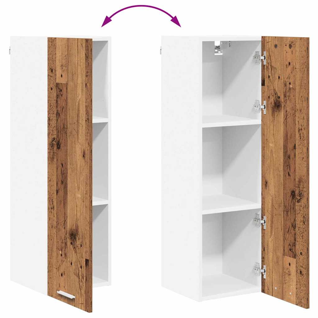 Hanging cabinet Riga Old Wood 30 x 31 x 100 cm Engineered Wood