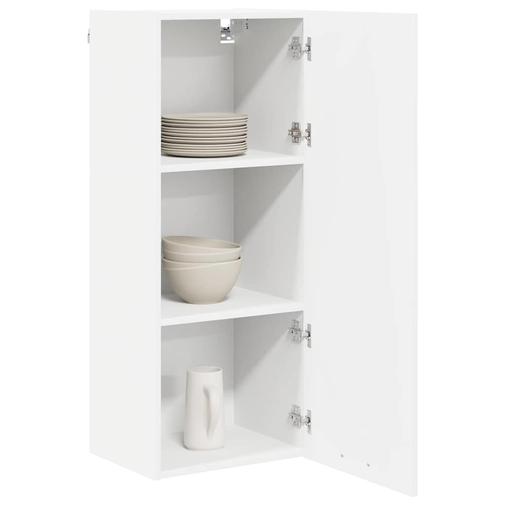 Hanging cabinet Riga White 40 x 31 x 100 cm Engineered Wood