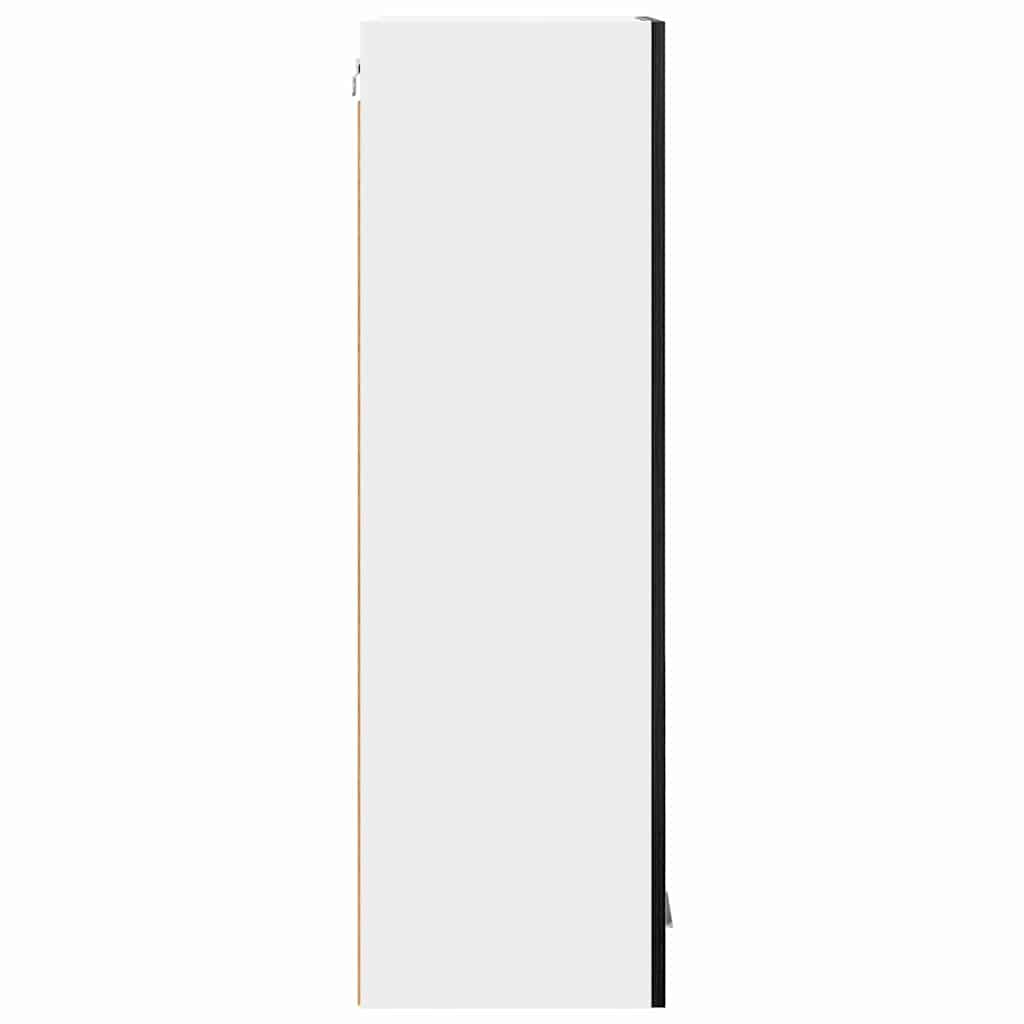 Hanging cabinet Riga Black Oak 40 x 31 x 100 cm Engineered Wood