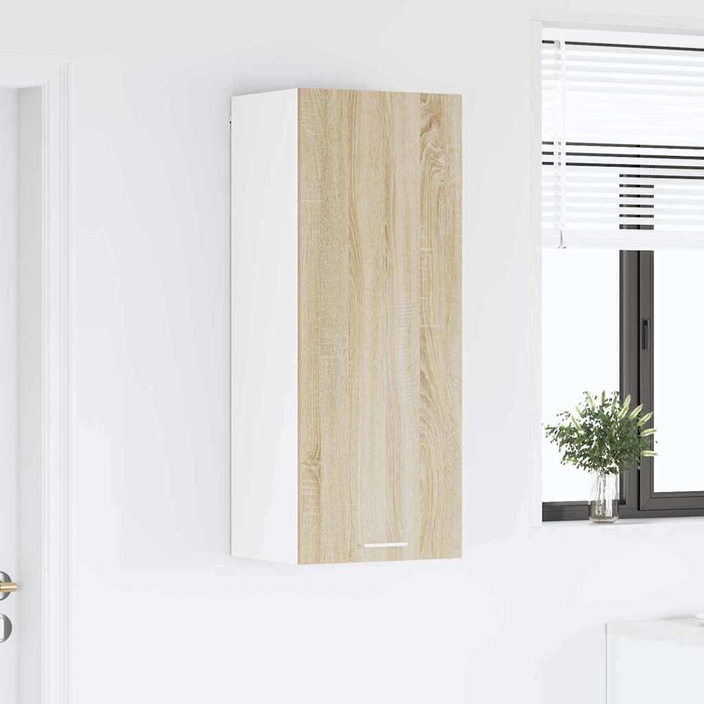 Hanging cabinet with Shelf Riga Sonoma Oak 40 x 31 x 100 cm