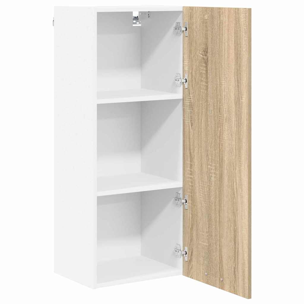 Hanging cabinet with Shelf Riga Sonoma Oak 40 x 31 x 100 cm