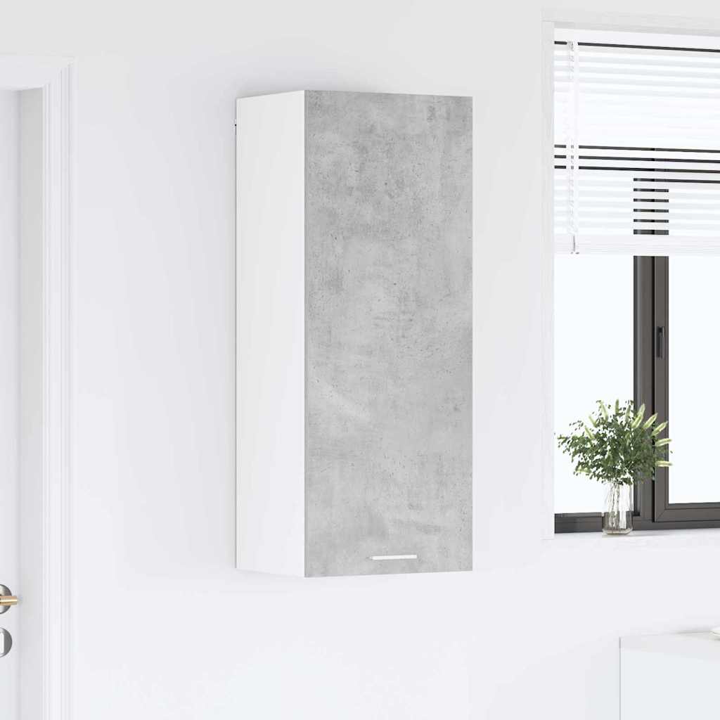 Hanging cabinet with Shelf Riga Concrete Grey 40 x 31 x 100 cm
