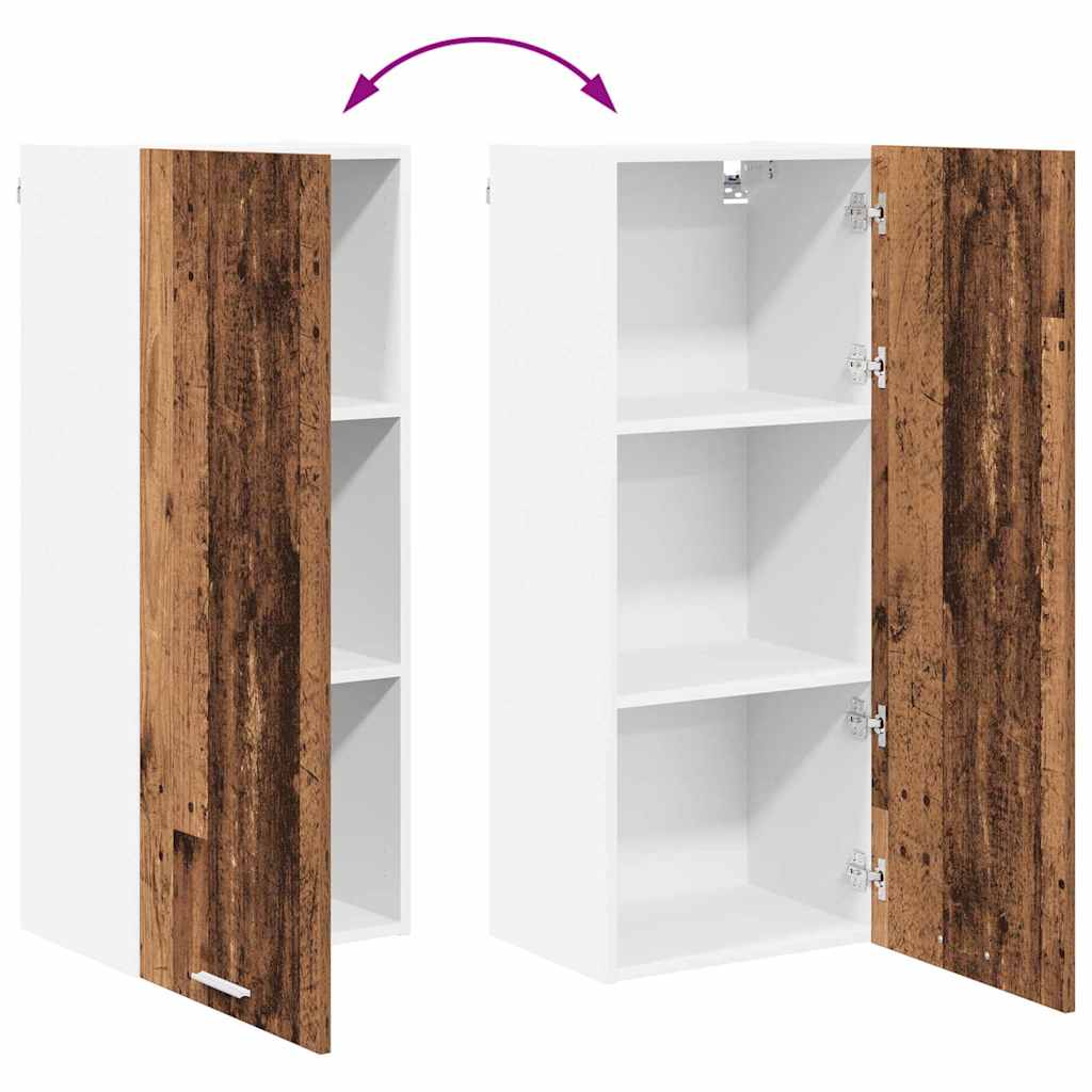 Hanging cabinet Riga Old Wood 40 x 31 x 100 cm Engineered Wood