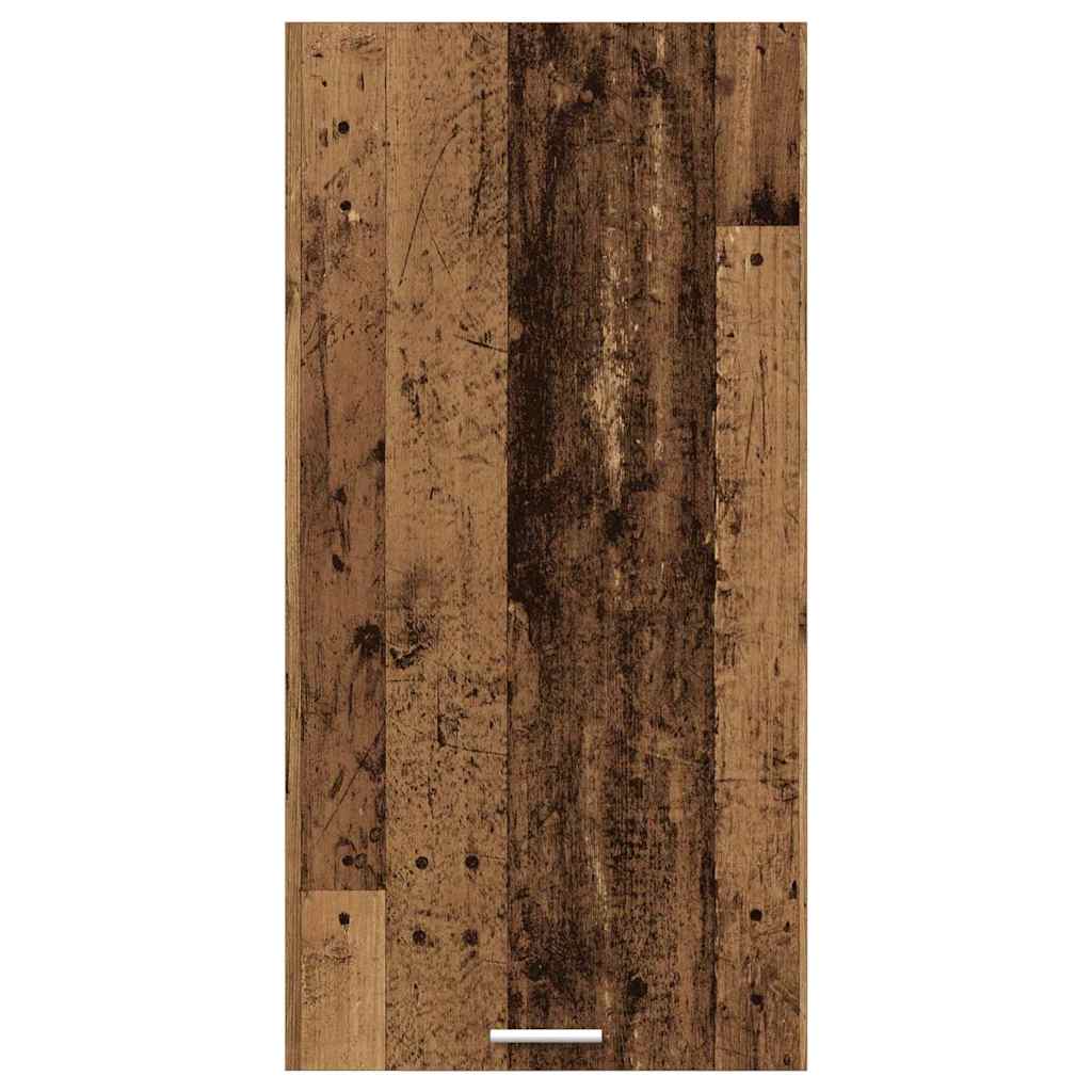 Hanging cabinet Riga Old Wood and White 50 x 31 x 100 cm