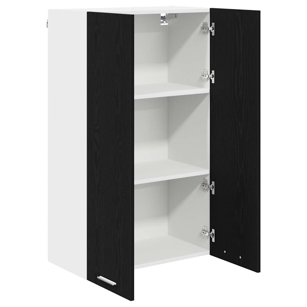 Hanging cabinet Riga Black Oak 60 x 31 x 100 cm Engineered Wood