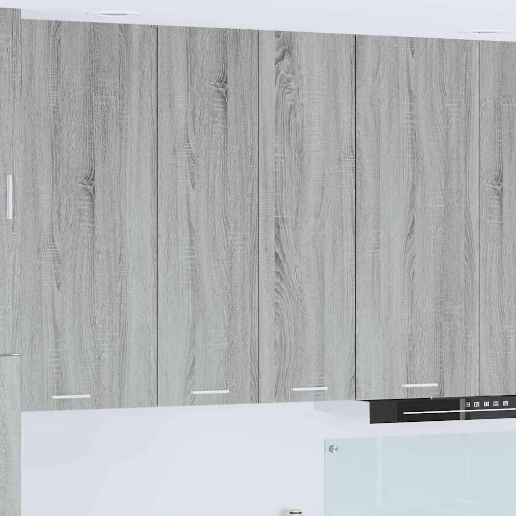 Hanging cabinet with Shelf Riga Grey Sonoma 60 x 31 x 100 cm