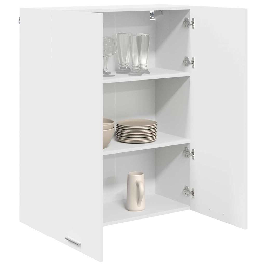 Hanging cabinet Riga White 80 x 31 x 100 cm Engineered Wood