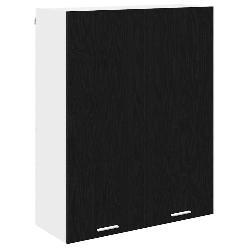 Hanging cabinet Riga Black Oak 80 x 31 x 100 cm Engineered Wood