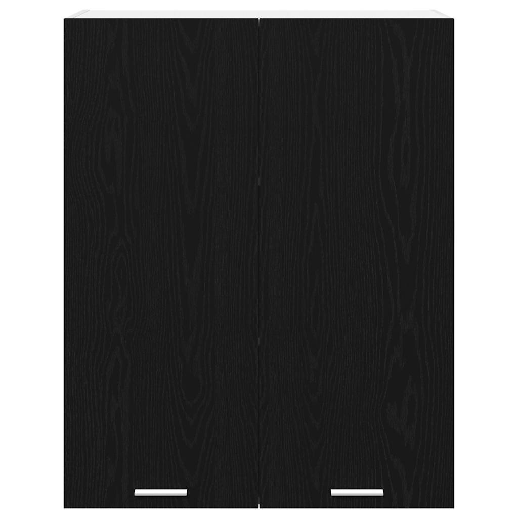 Hanging cabinet Riga Black Oak 80 x 31 x 100 cm Engineered Wood
