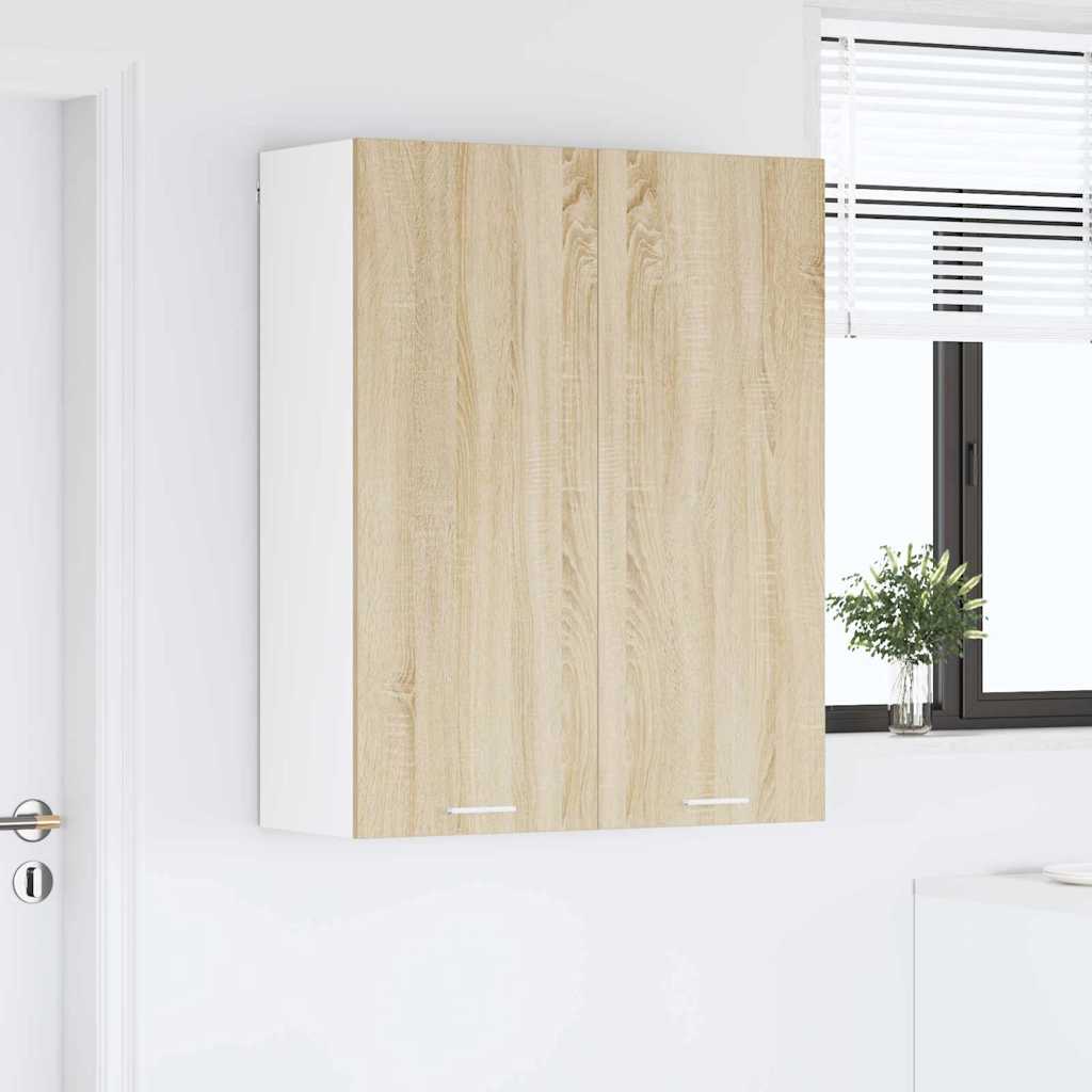 Hanging cabinet with Shelf Riga Sonoma Oak 80 x 31 x 100 cm