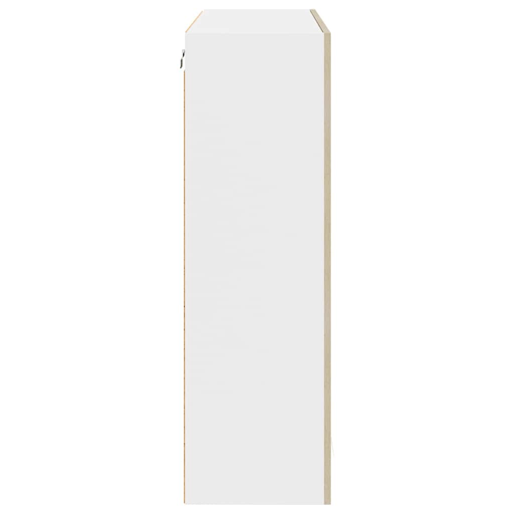 Hanging cabinet with Shelf Riga Sonoma Oak 80 x 31 x 100 cm