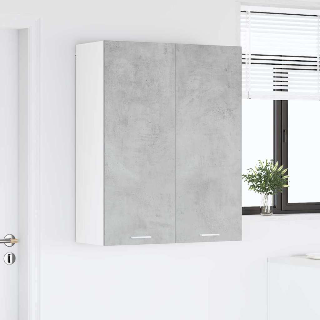 Hanging cabinet with Shelf Riga Concrete Grey 80 x 31 x 100 cm