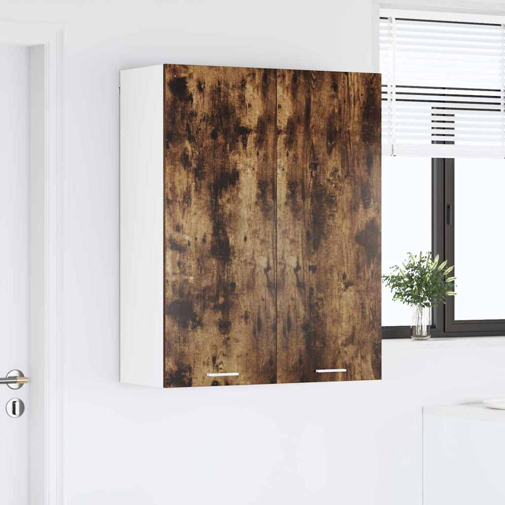 Hanging cabinet with Shelf Riga Smoked Oak 80 x 31 x 100 cm