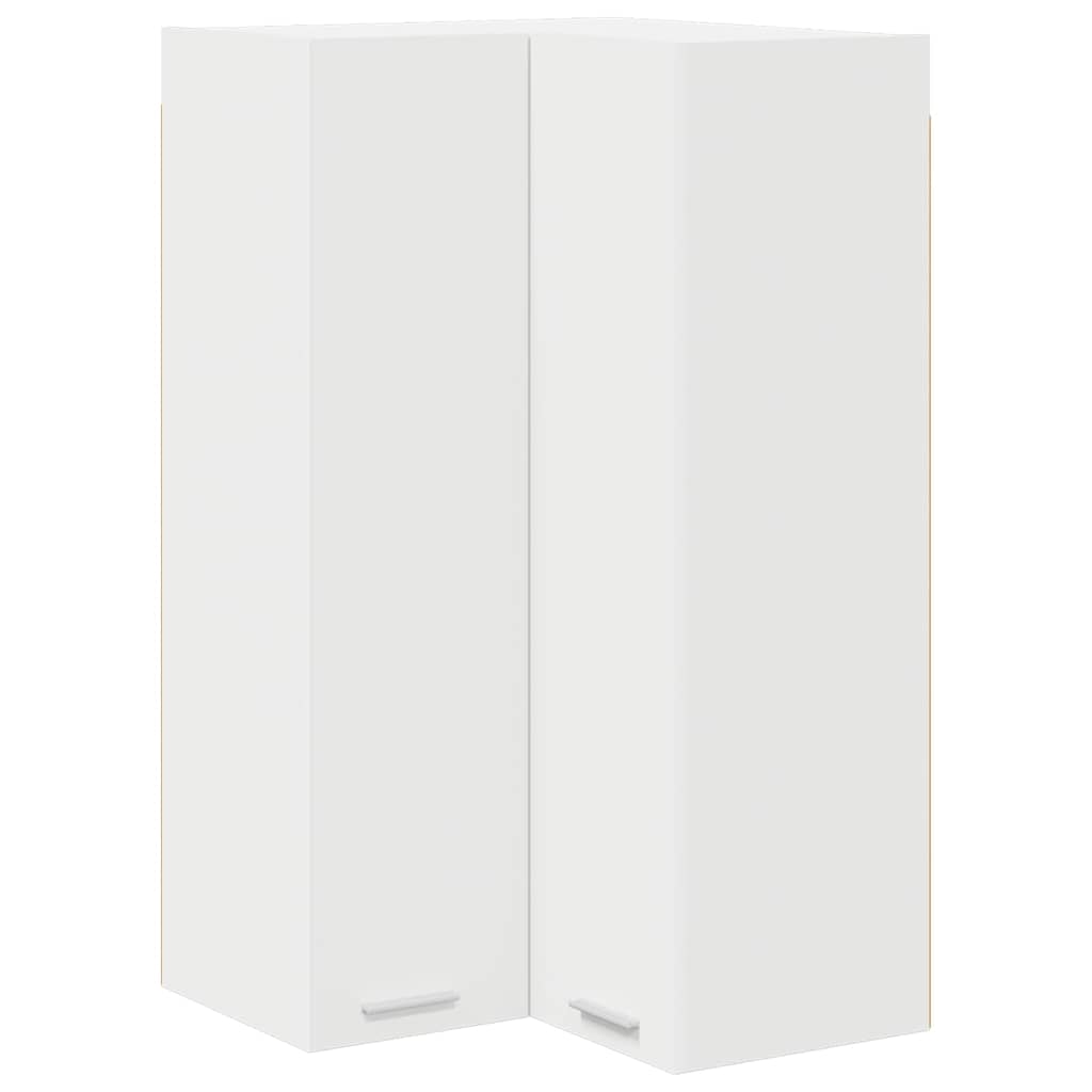 Hanging cabinet Riga White 57 x 57 x 100 cm Engineered Wood
