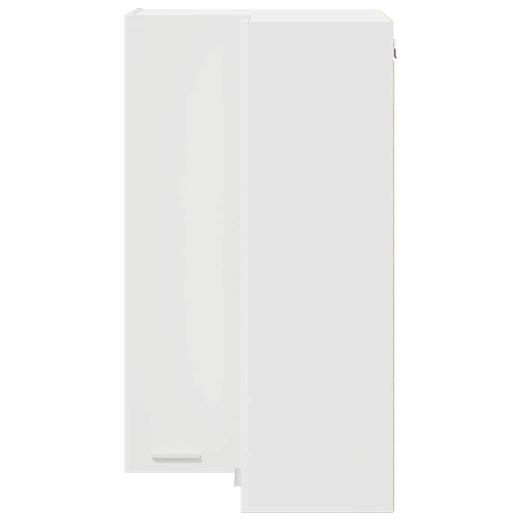 Hanging cabinet Riga White 57 x 57 x 100 cm Engineered Wood