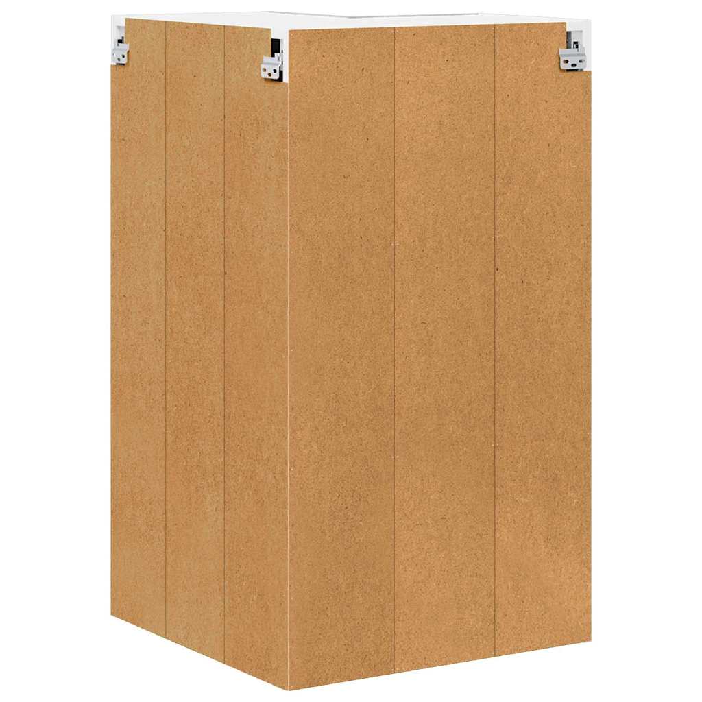 Hanging cabinet Riga Grey Sonoma and White 57 x 57 x 100 cm