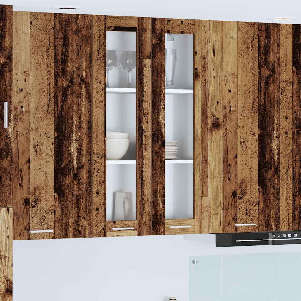 Hanging cabinet Riga Old Wood 60 x 31 x 100 cm Engineered Wood