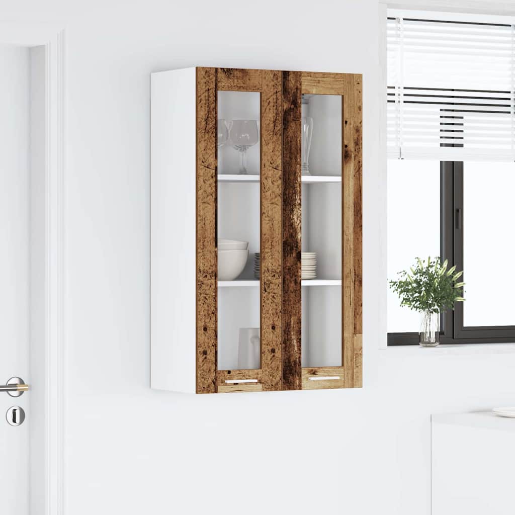 Hanging cabinet Riga Old Wood 60 x 31 x 100 cm Engineered Wood