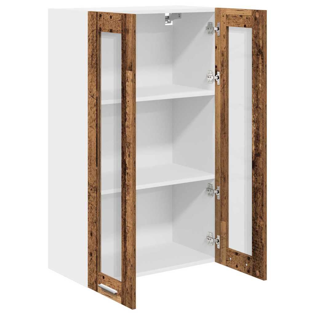 Hanging cabinet Riga Old Wood 60 x 31 x 100 cm Engineered Wood