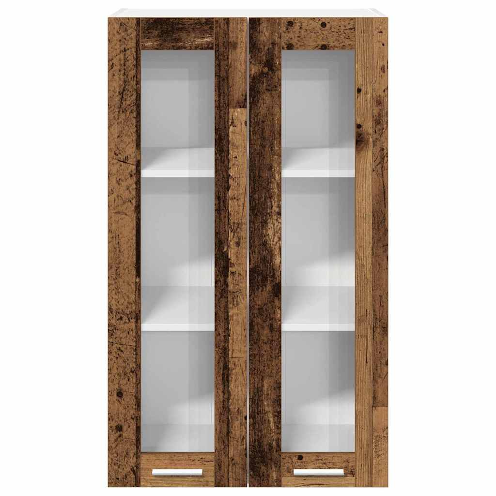 Hanging cabinet Riga Old Wood 60 x 31 x 100 cm Engineered Wood