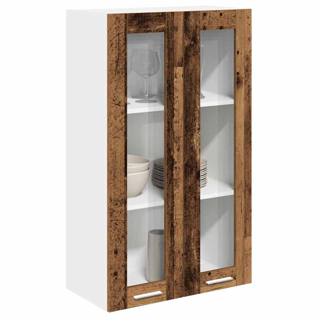 Hanging cabinet Riga Old Wood 60 x 31 x 100 cm Engineered Wood