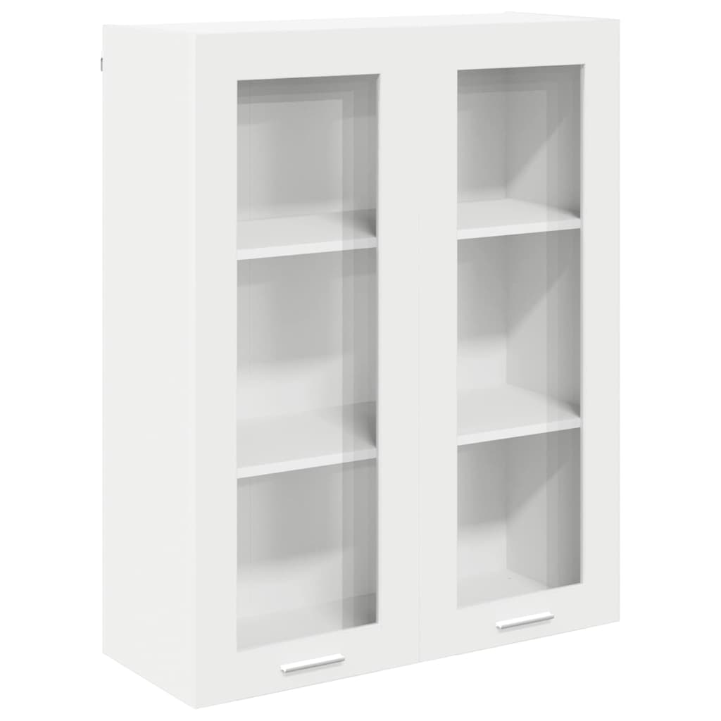 Hanging cabinet Riga White 80 x 31 x 100 cm Engineered Wood