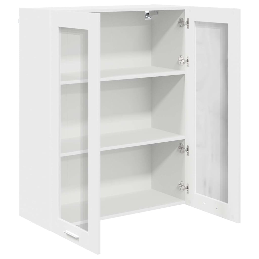 Hanging cabinet Riga White 80 x 31 x 100 cm Engineered Wood