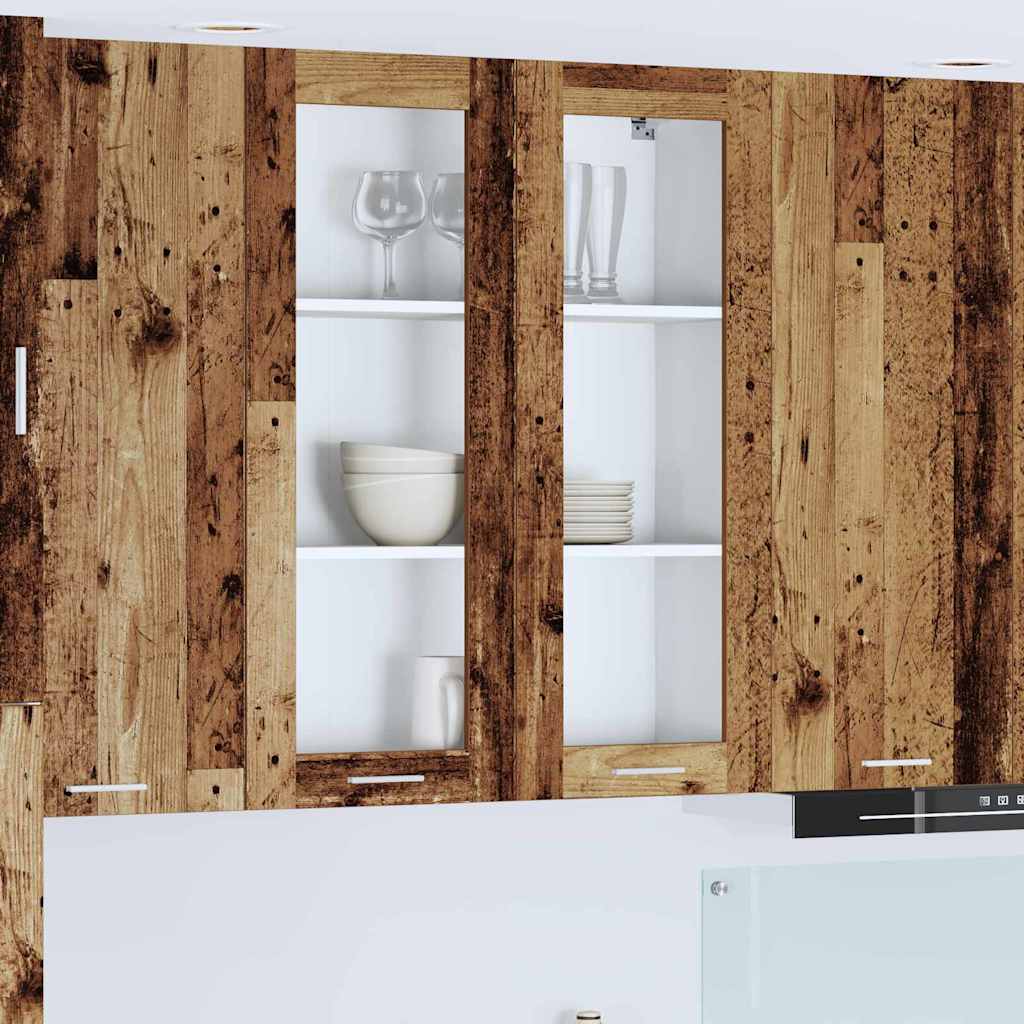 Hanging cabinet Riga Old Wood 80 x 31 x 100 cm Engineered Wood