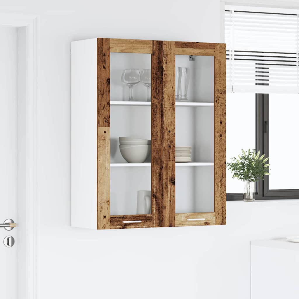 Hanging cabinet Riga Old Wood 80 x 31 x 100 cm Engineered Wood