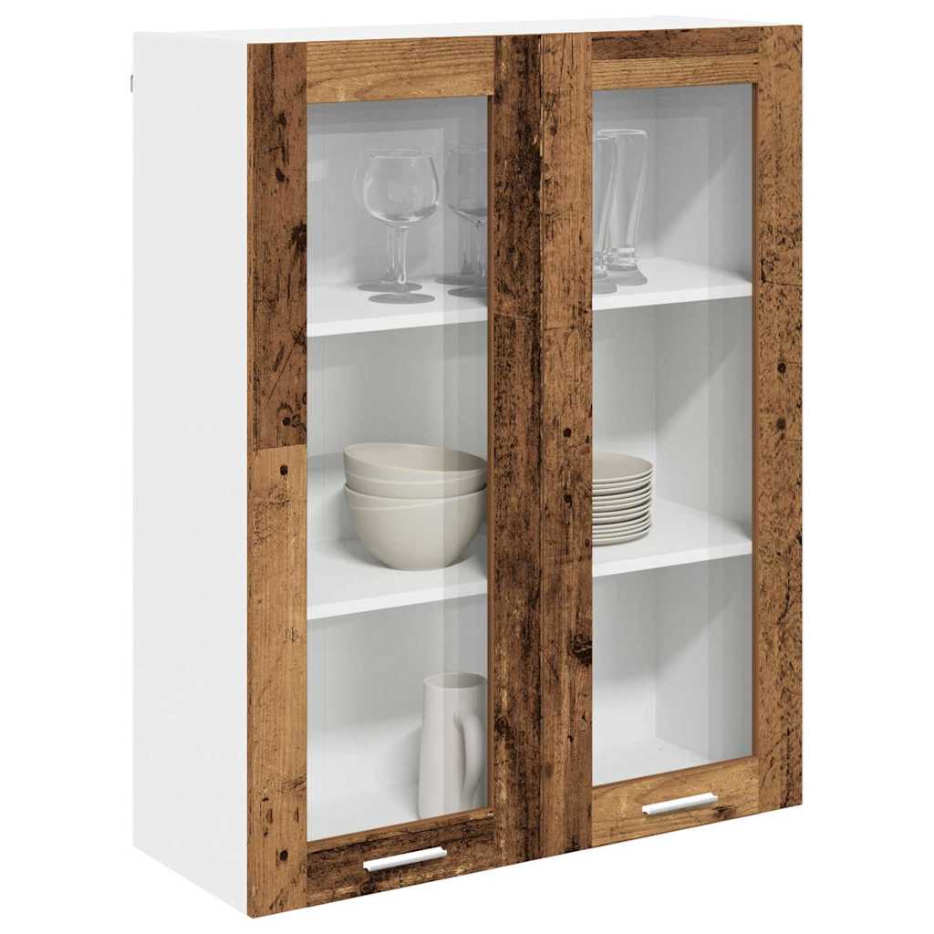 Hanging cabinet Riga Old Wood 80 x 31 x 100 cm Engineered Wood