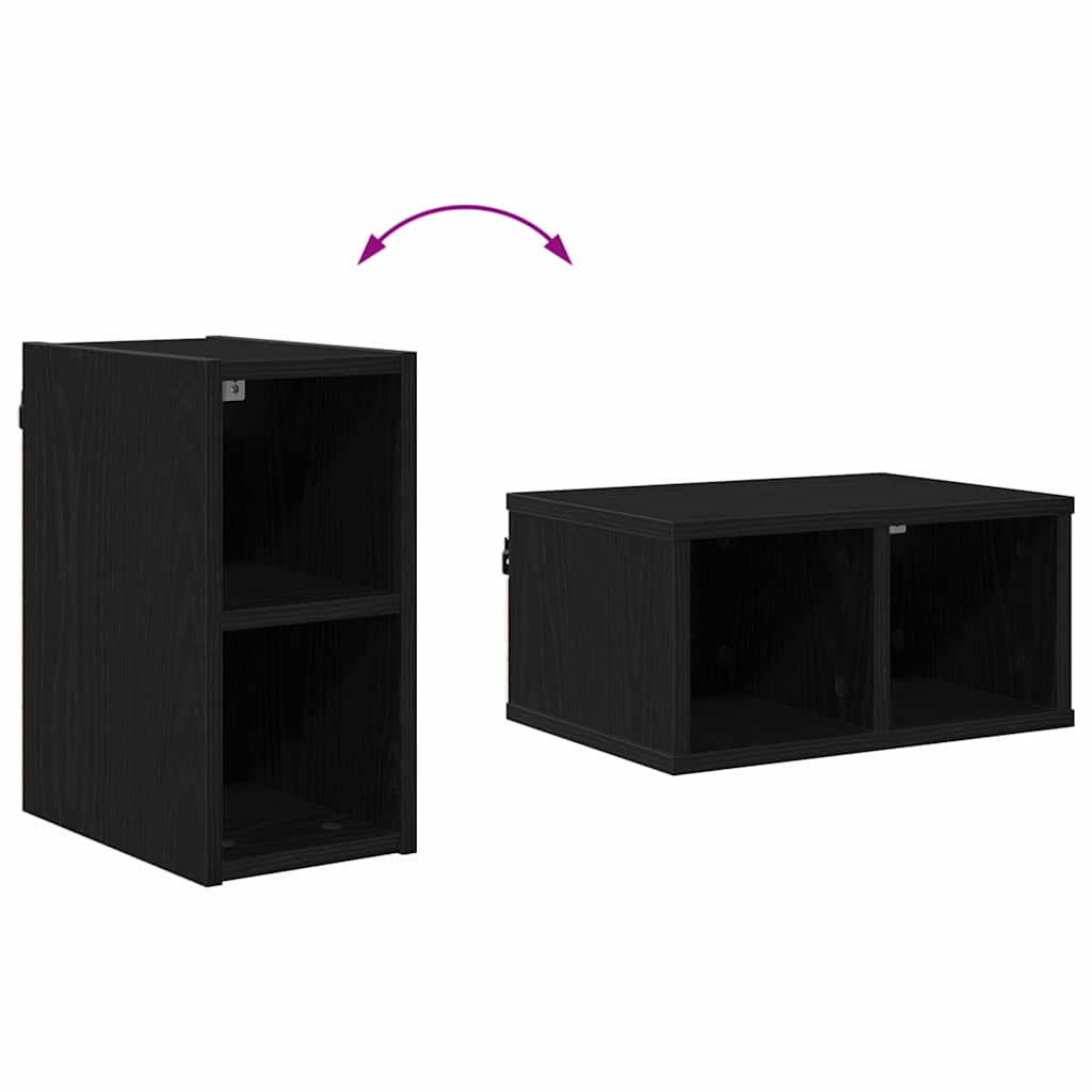 Hanging cabinet with Shelf Riga Black Oak 20 x 29.5 x 40 cm