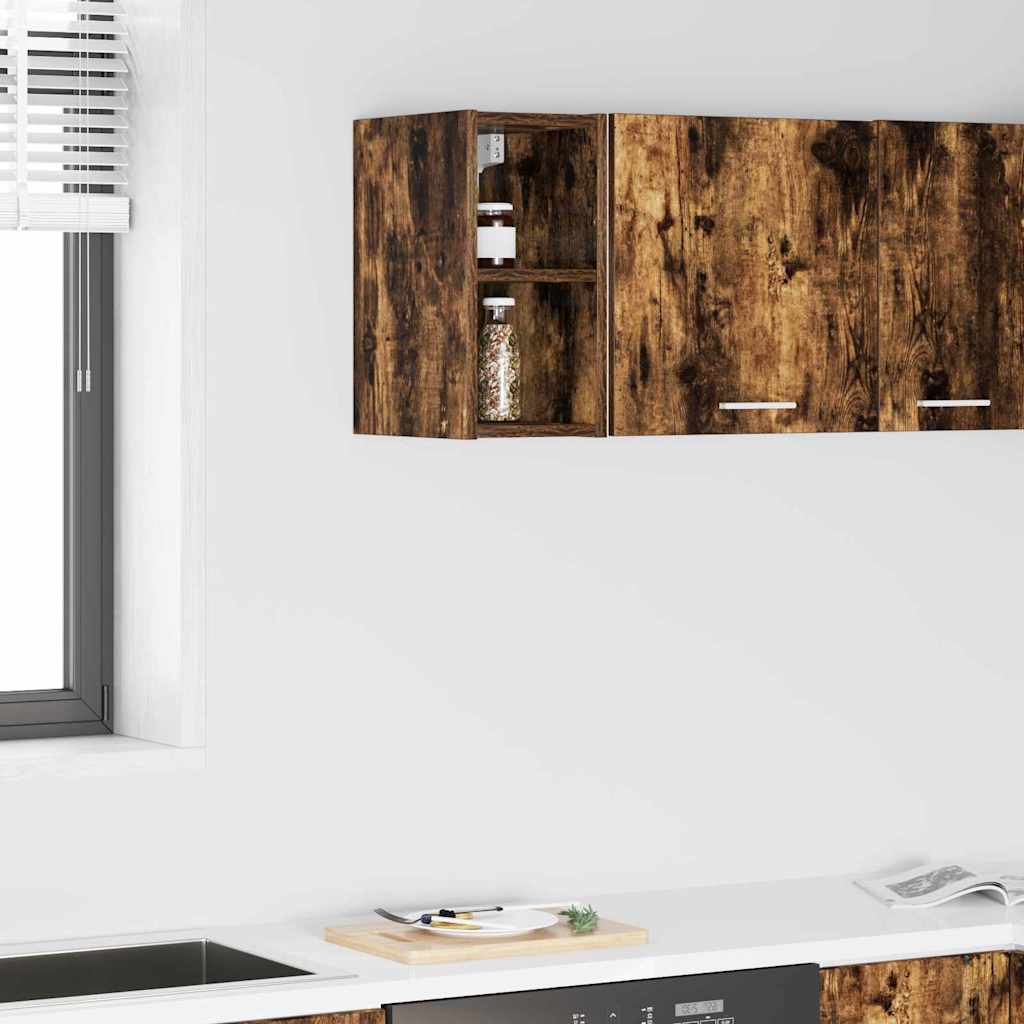 Hanging cabinet with Shelf Riga Smoked Oak 20 x 29.5 x 40 cm