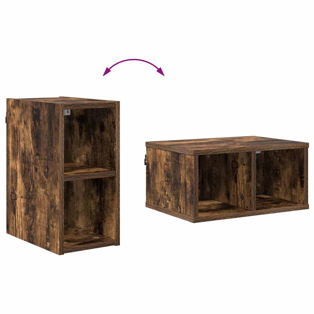 Hanging cabinet with Shelf Riga Smoked Oak 20 x 29.5 x 40 cm