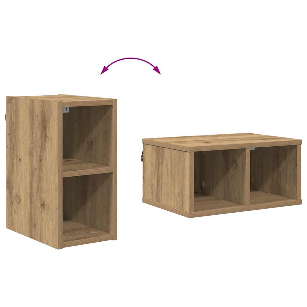 Hanging cabinet with Shelf Riga Artisan Oak 20 x 29.5 x 40 cm