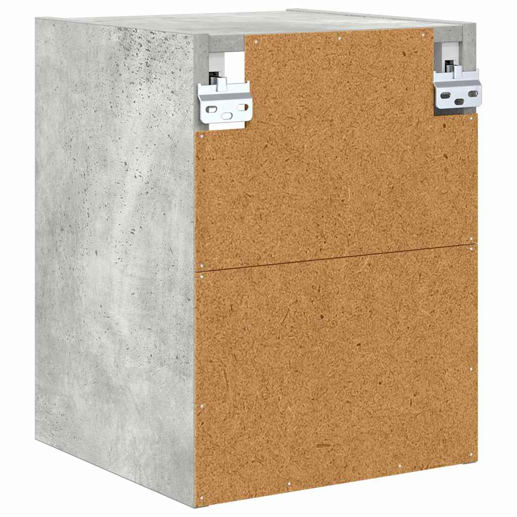 Hanging cabinet with Shelf Riga Concrete Grey 30 x 29.5 x 40 cm