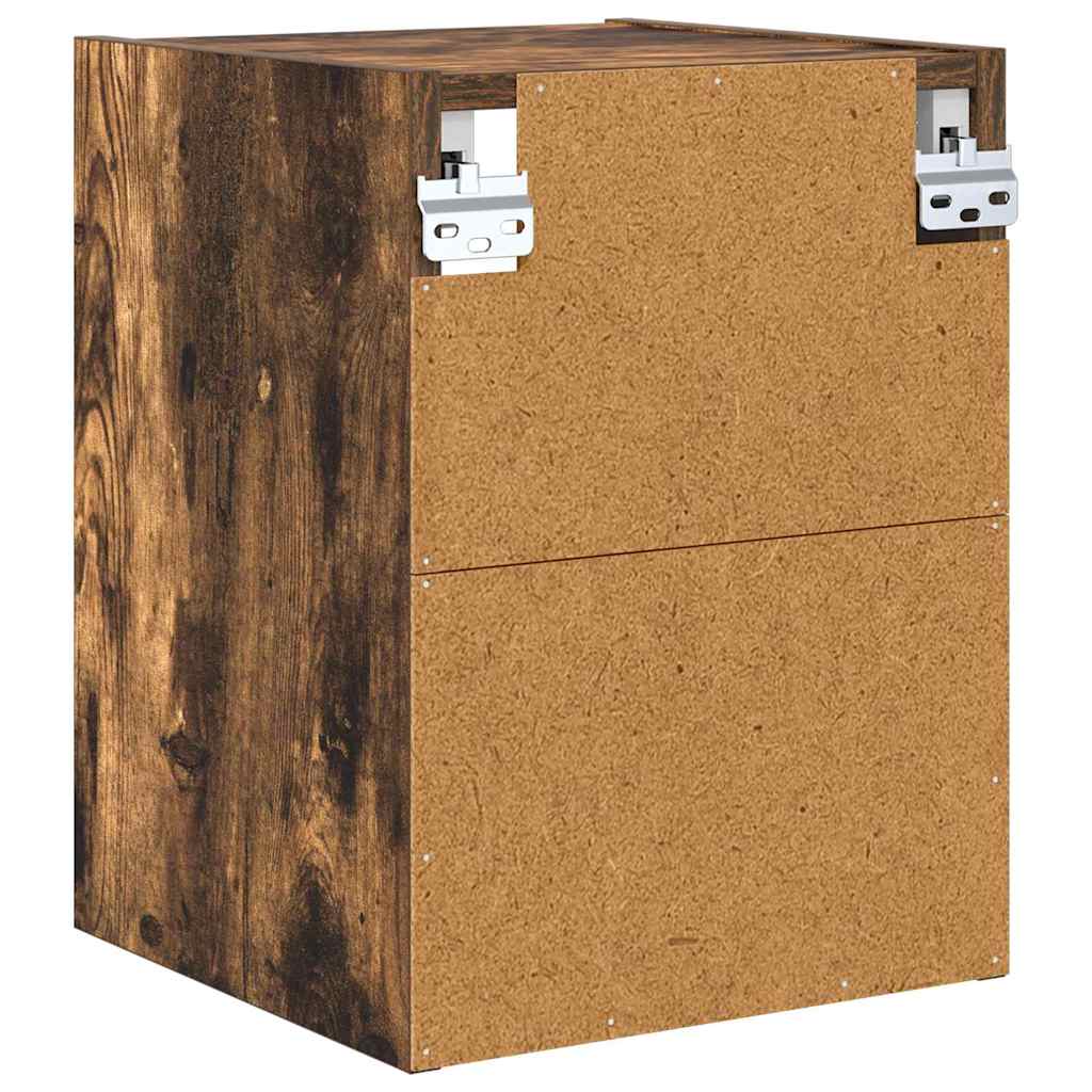 Hanging cabinet with Shelf Riga Smoked Oak 30 x 29.5 x 40 cm