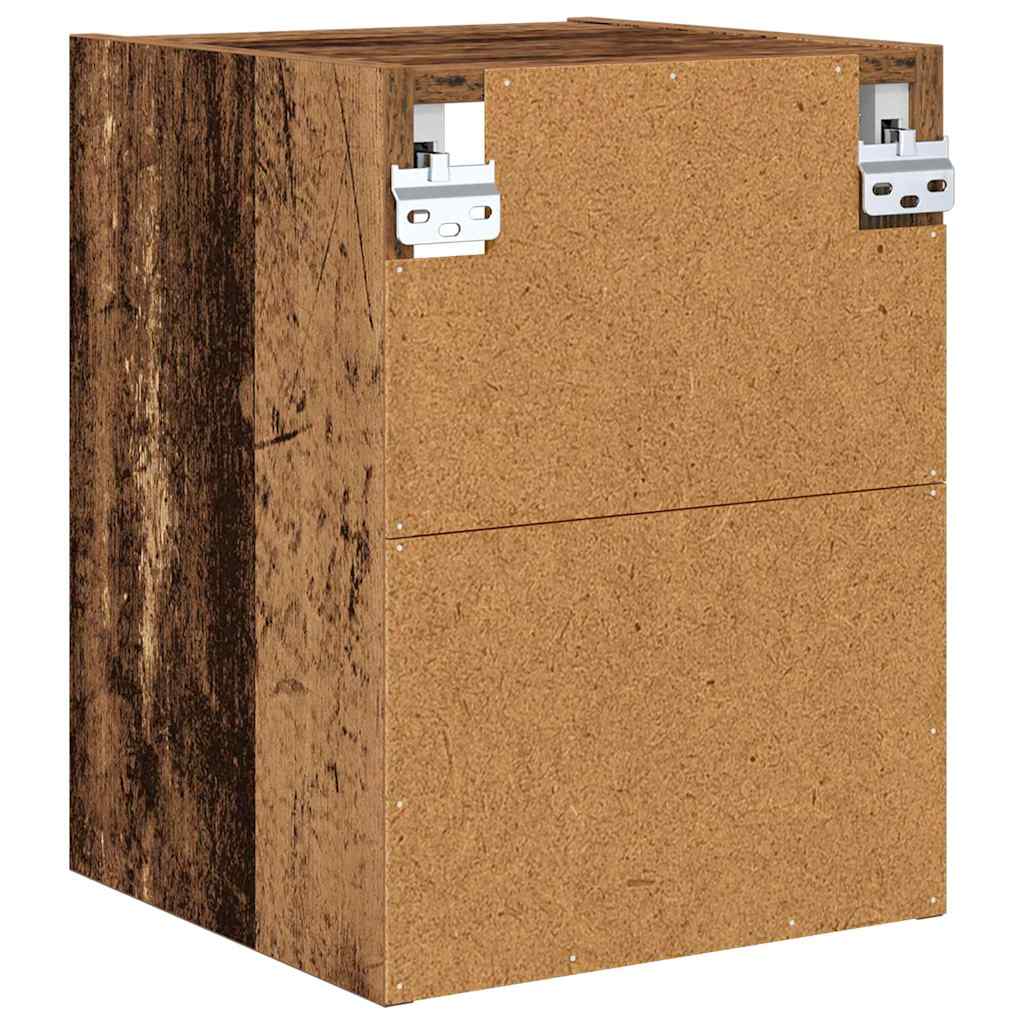 Hanging cabinet Riga Old Wood 30 x 29.5 x 40 cm Engineered Wood