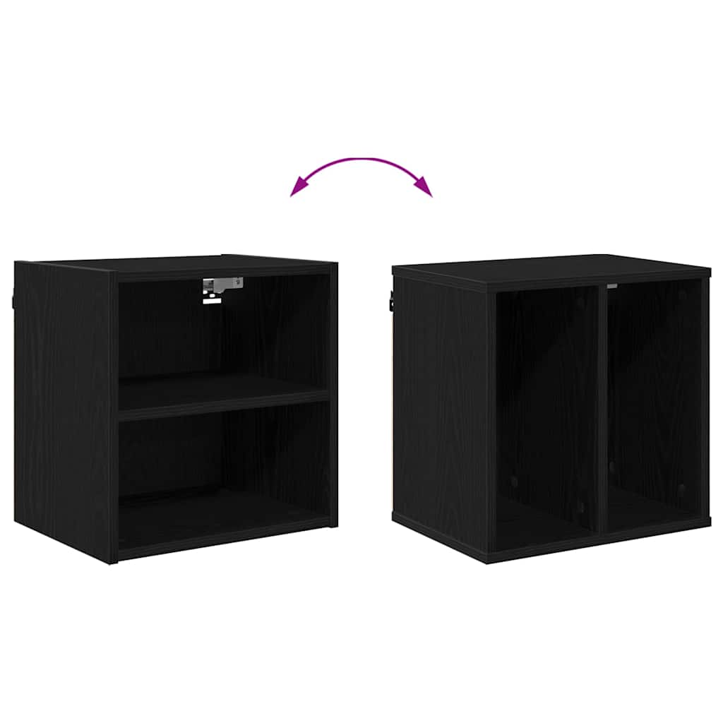 Hanging cabinet with Shelf Riga Black Oak 40 x 29.5 x 40 cm