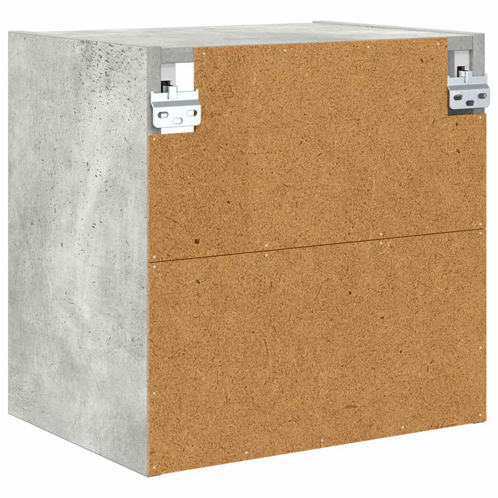Hanging cabinet with Shelf Riga Concrete Grey 40 x 29.5 x 40 cm