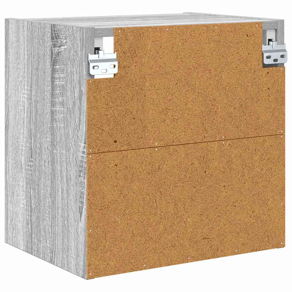 Hanging cabinet with Shelf Riga Grey Sonoma 40 x 29.5 x 40 cm