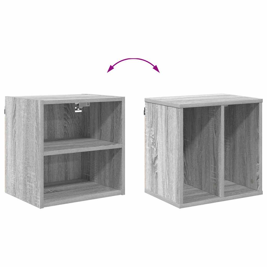 Hanging cabinet with Shelf Riga Grey Sonoma 40 x 29.5 x 40 cm