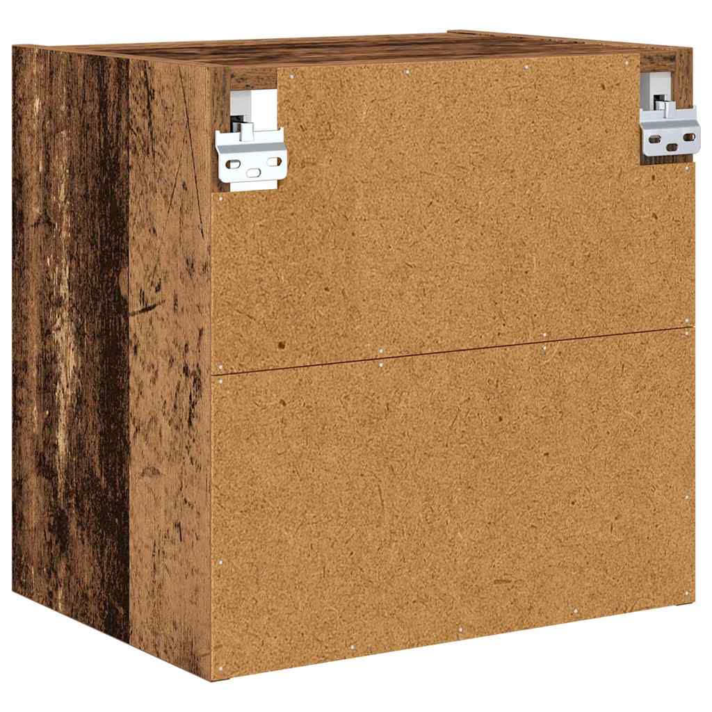 Hanging cabinet Riga Old Wood 40 x 29.5 x 40 cm Engineered Wood