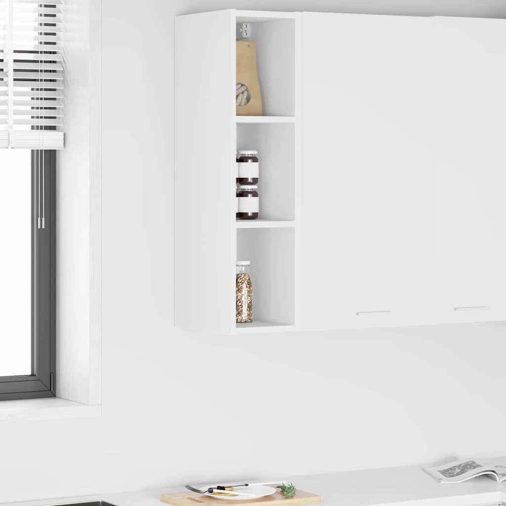 Hanging cabinet Riga White 20 x 29.5 x 80 cm Engineered Wood