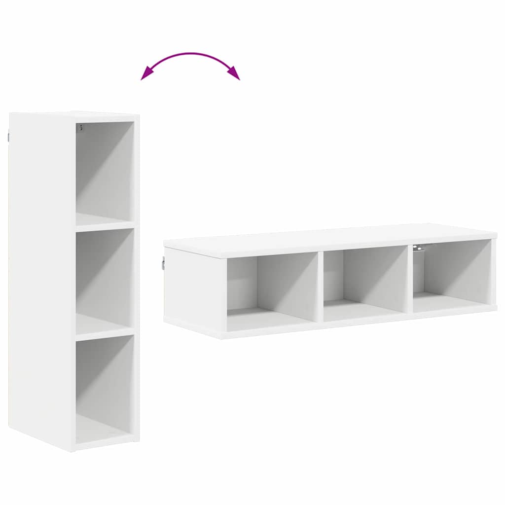 Hanging cabinet Riga White 20 x 29.5 x 80 cm Engineered Wood