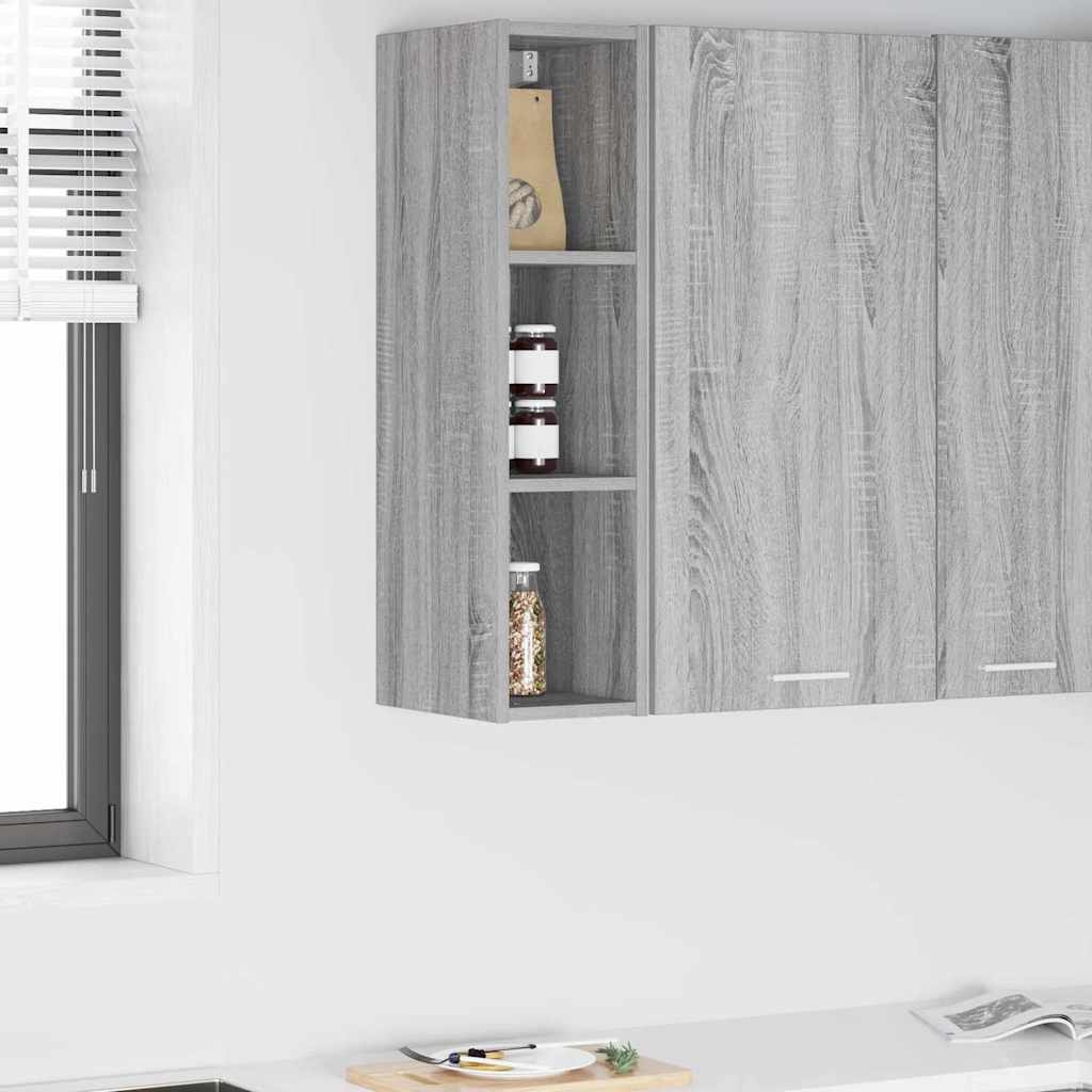Hanging cabinet with Shelf Riga Grey Sonoma 20 x 29.5 x 80 cm