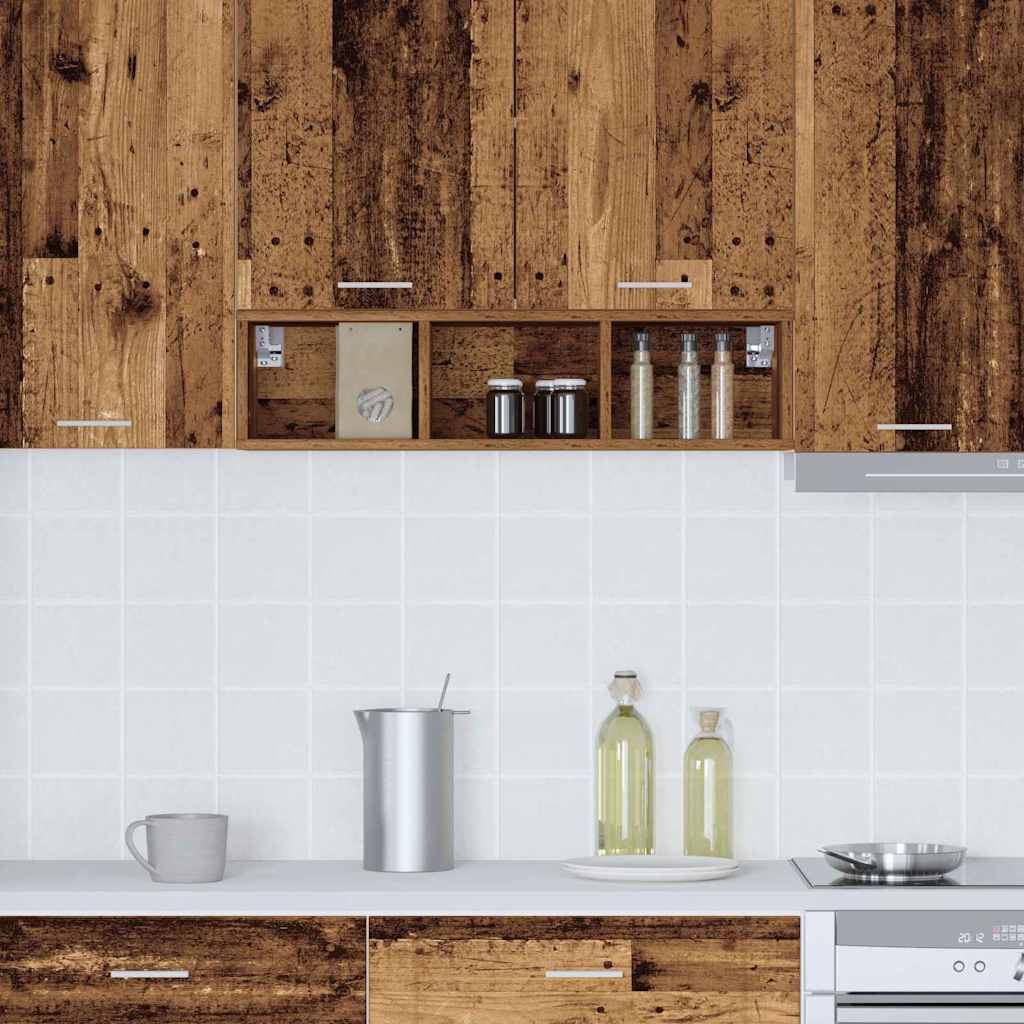Hanging cabinet Riga Old Wood 20 x 29.5 x 80 cm Engineered Wood
