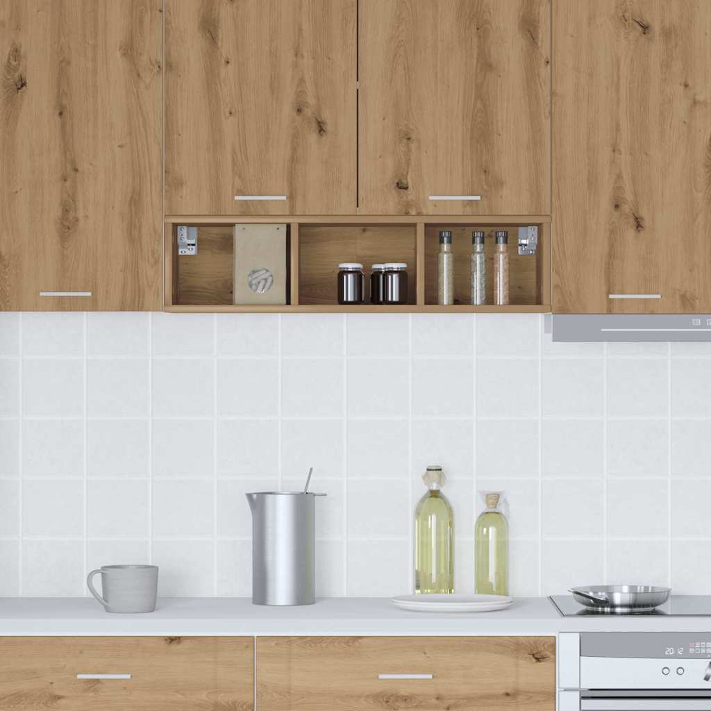 Hanging cabinet with Shelf Riga Artisan Oak 20 x 29.5 x 80 cm