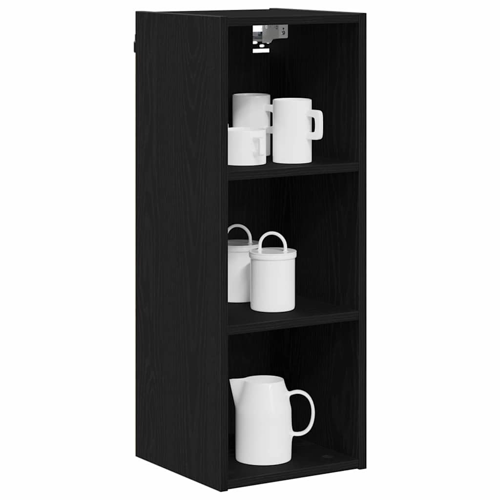 Hanging cabinet with Shelf Riga Black Oak 30 x 29.5 x 80 cm