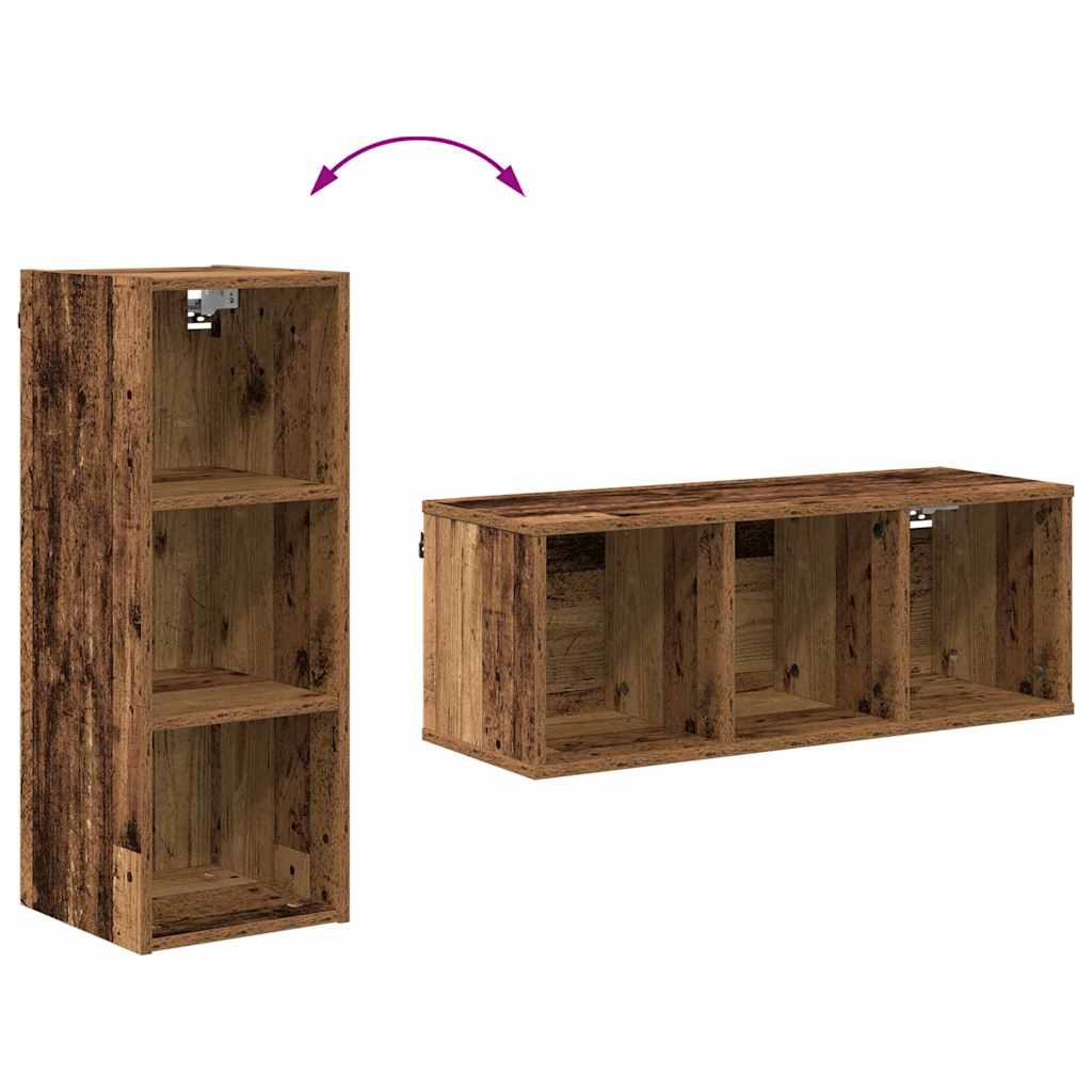 Hanging cabinet Riga Old Wood 30 x 29.5 x 80 cm Engineered Wood